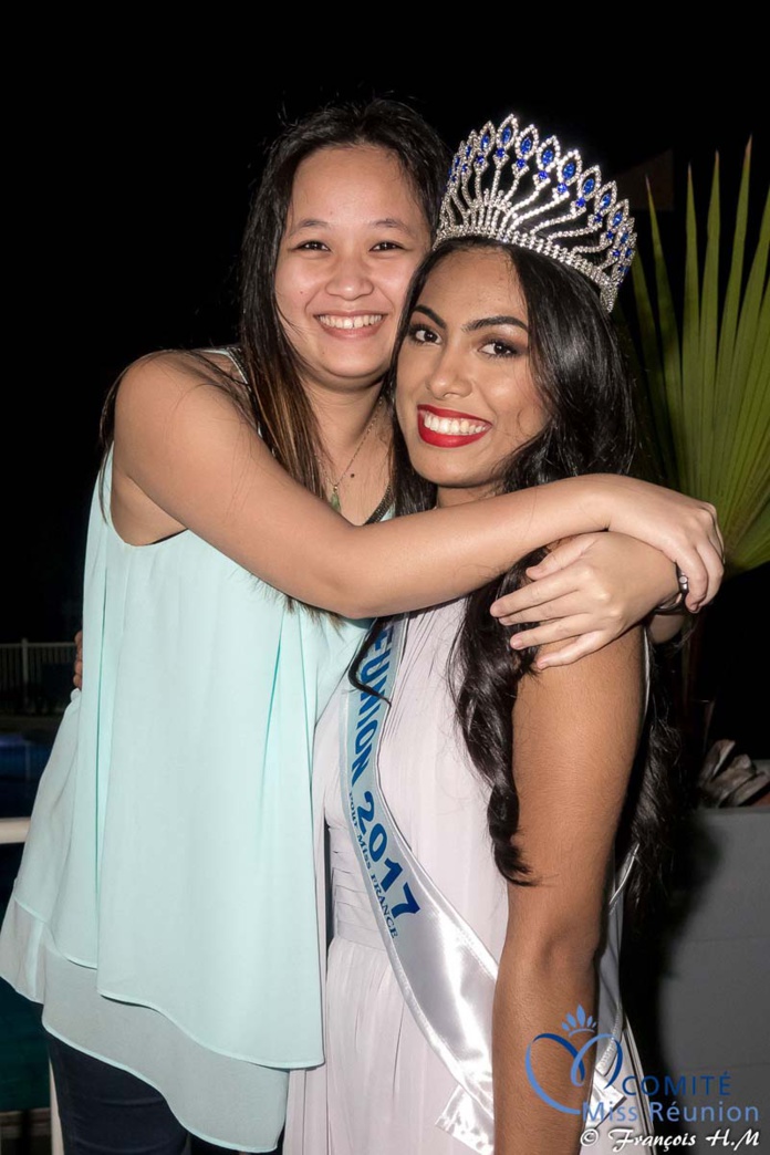 Miss Réunion 2017 et ses dauphines à la soirée Ekwalis