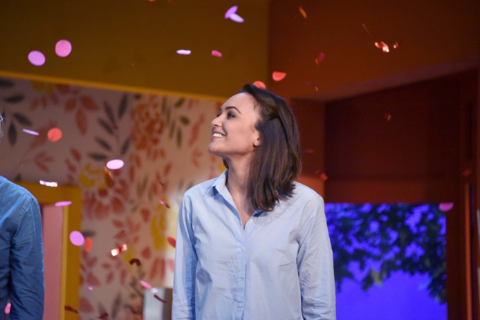 Valérie Bègue toujours souriante après 1h30 de scène... Valérie Bègue toujours souriante après 1h30 de scène...