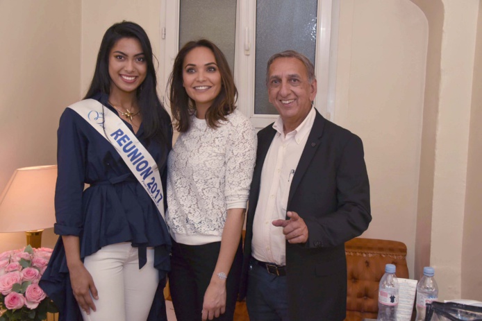 Avec Aziz Patel, délégué Miss France Avec Aziz Patel, délégué Miss France