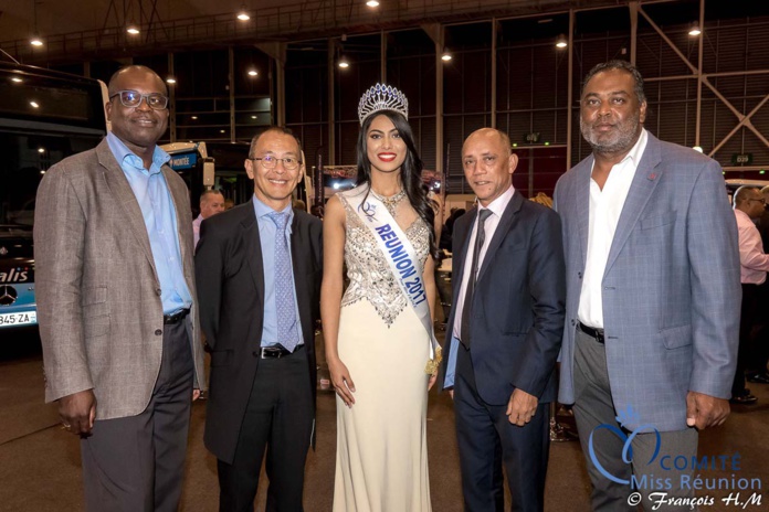 Miss Réunion 2017 et ses dauphines à la soirée Citalis