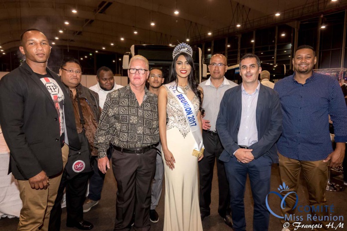 Miss Réunion 2017 et ses dauphines à la soirée Citalis