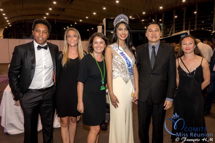 Miss Réunion 2017 et ses dauphines à la soirée Citalis