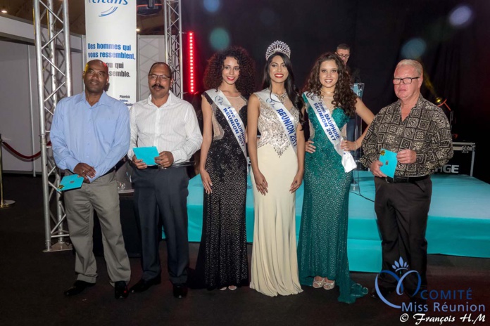 Miss Réunion 2017 et ses dauphines à la soirée Citalis