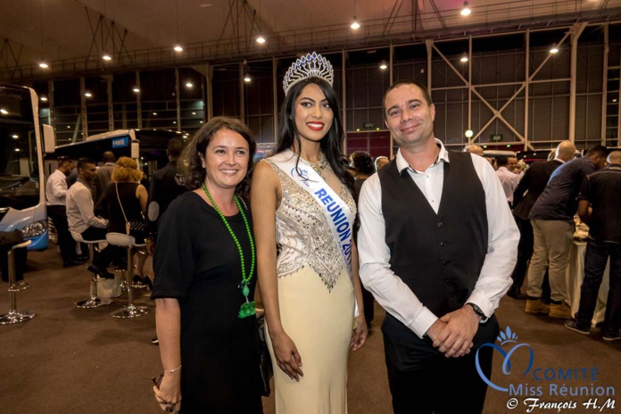 Miss Réunion 2017 et ses dauphines à la soirée Citalis