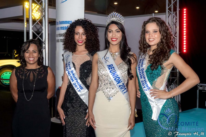 Miss Réunion 2017 et ses dauphines à la soirée Citalis
