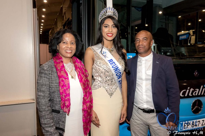 Miss Réunion 2017 et ses dauphines à la soirée Citalis