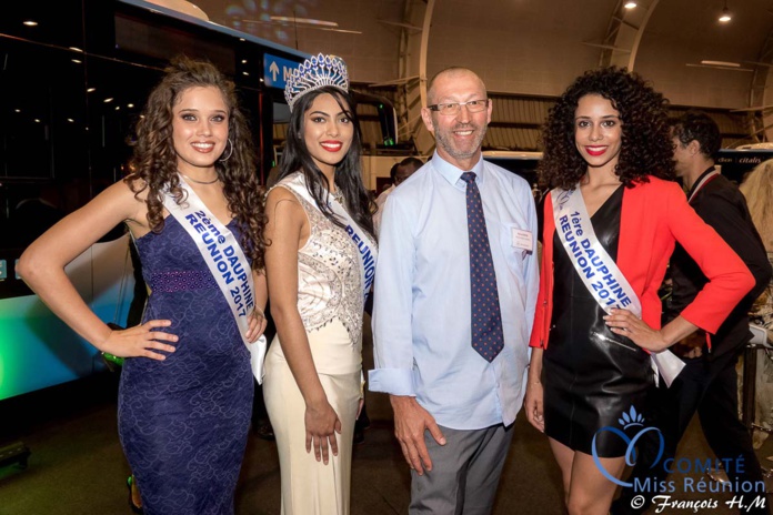 Miss Réunion 2017 et ses dauphines à la soirée Citalis
