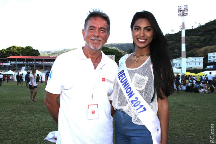 Patrick Geiglé et Miss Réunion Patrick Geiglé et Miss Réunion