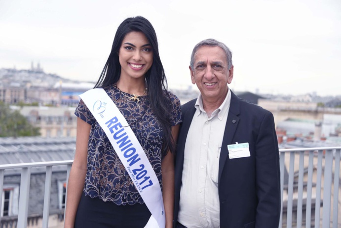 Avec Aziz Patel, délégué Miss France