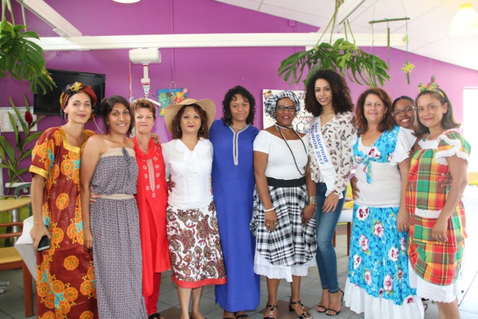 Lyna Boyer, 1ère dauphine, auprès des handicapés à Saint-Benoît Lyna Boyer, 1ère dauphine, auprès des handicapés à Saint-Benoît