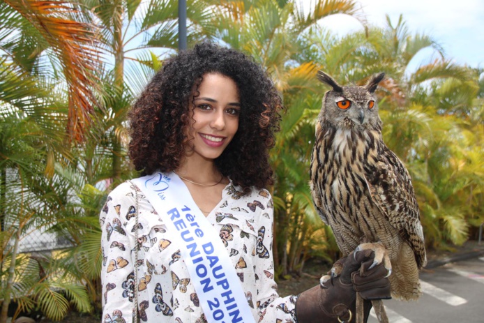 Lyna a même tenu le beau hibou!