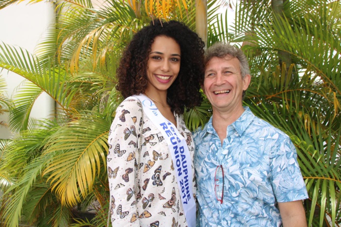 Lyna Boyer, 1ère dauphine, auprès des handicapés à Saint-Benoît Lyna Boyer, 1ère dauphine, auprès des handicapés à Saint-Benoît
