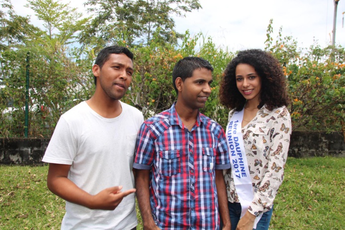 Lyna Boyer, 1ère dauphine, auprès des handicapés à Saint-Benoît Lyna Boyer, 1ère dauphine, auprès des handicapés à Saint-Benoît