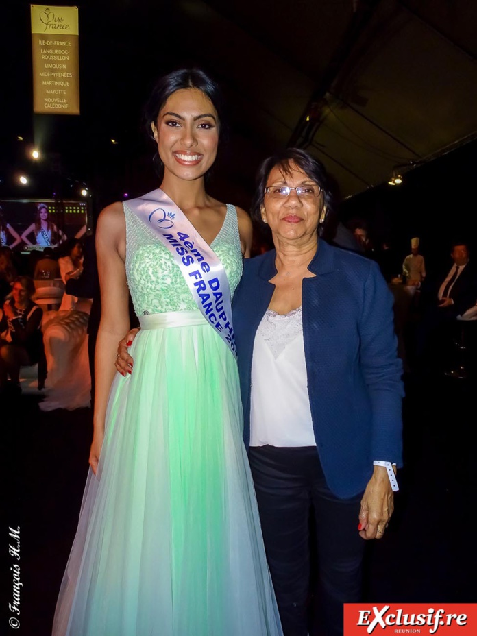 Avec sa tante Ginette
