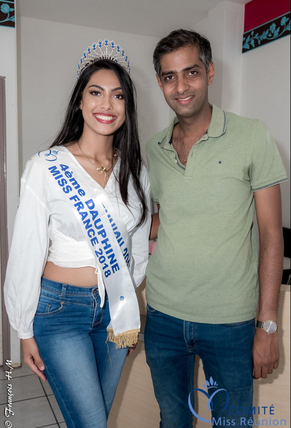 Audrey Chane Pao Kan et Irchad Omarjee, président de l'Association des Commerçants Coeur de Ville de Saint-Paul Audrey Chane Pao Kan et Irchad Omarjee, président de l'Association des Commerçants Coeur de Ville de Saint-Paul