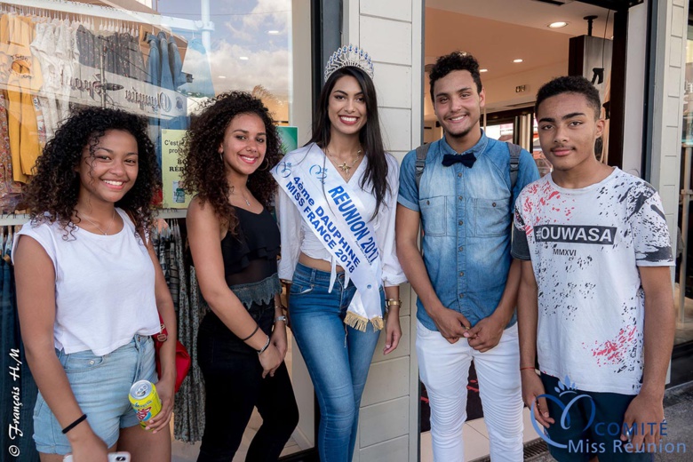 Audrey Chane Pao Kan dans les rues de Saint-Paul
