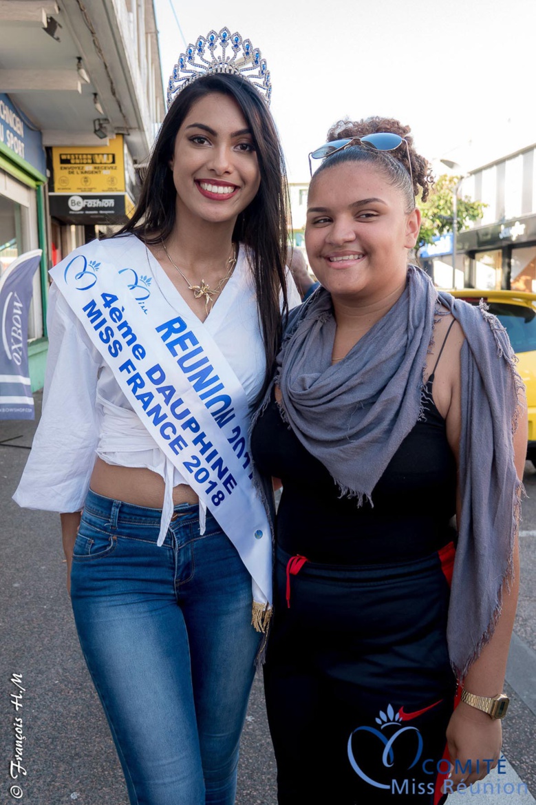 Audrey Chane Pao Kan dans les rues de Saint-Paul