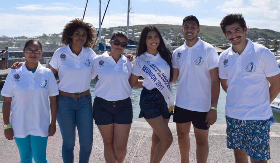 Miss Réunion 2017 soutient les Voiliers de l'Espoir à Saint-Gilles