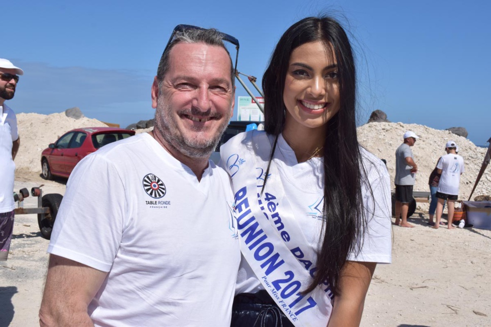 Miss Réunion 2017 soutient les Voiliers de l'Espoir à Saint-Gilles