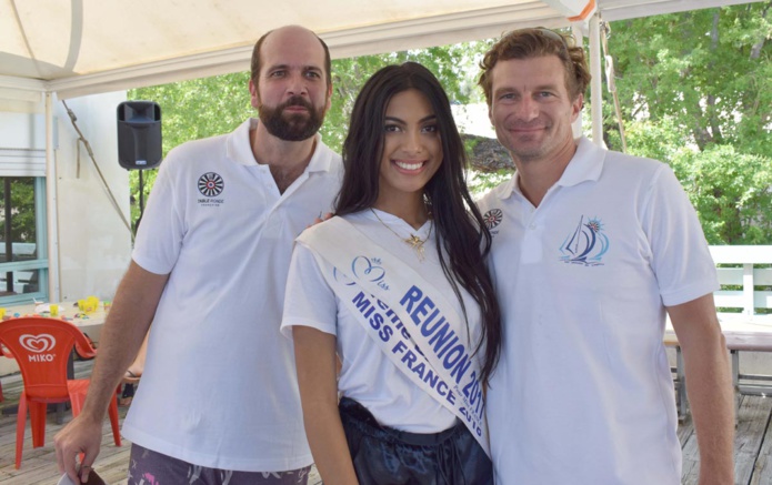 Miss Réunion 2017 soutient les Voiliers de l'Espoir à Saint-Gilles