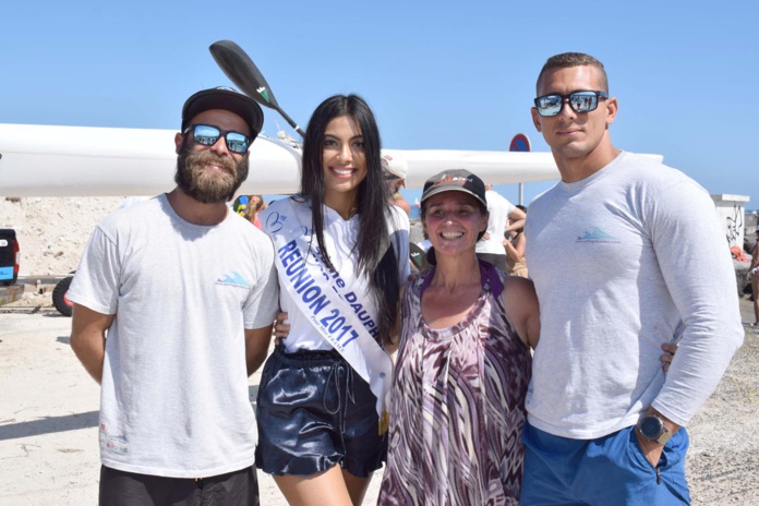 Miss Réunion 2017 soutient les Voiliers de l'Espoir à Saint-Gilles