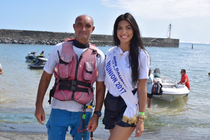Miss Réunion 2017 soutient les Voiliers de l'Espoir à Saint-Gilles