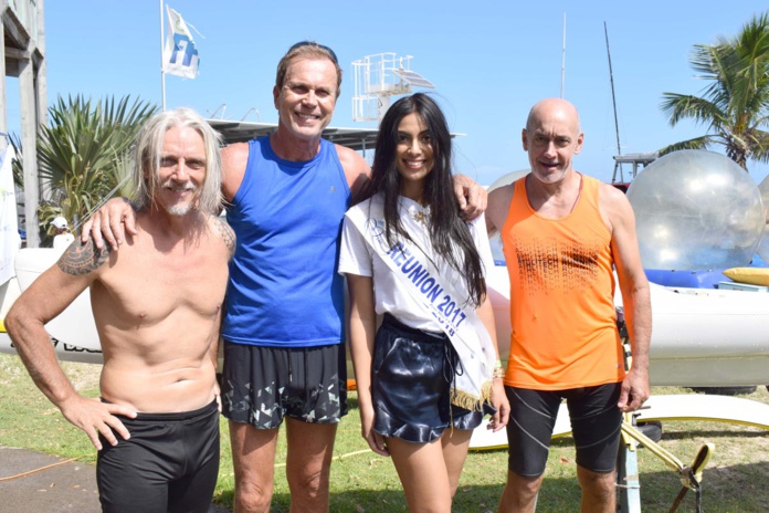 Miss Réunion 2017 soutient les Voiliers de l'Espoir à Saint-Gilles