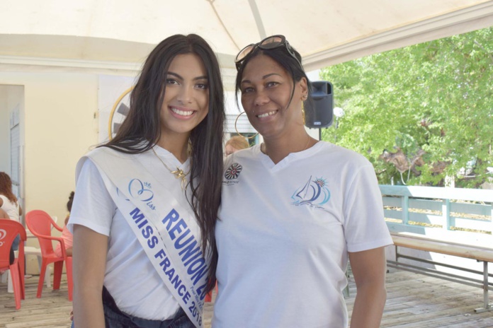 Miss Réunion 2017 soutient les Voiliers de l'Espoir à Saint-Gilles