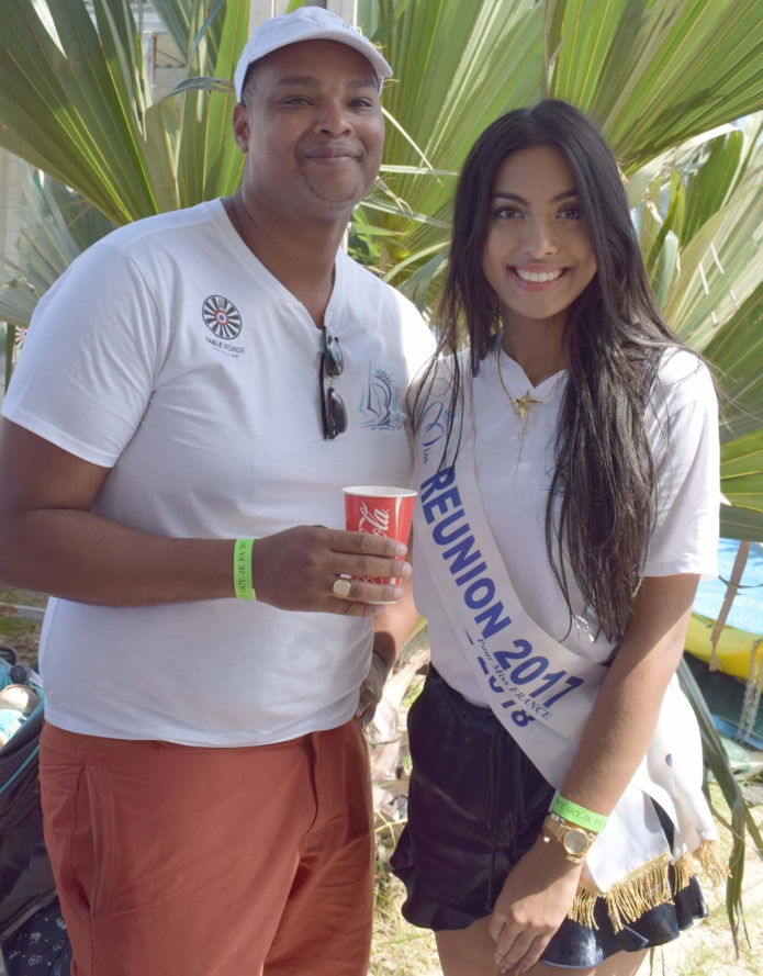 Miss Réunion 2017 soutient les Voiliers de l'Espoir à Saint-Gilles