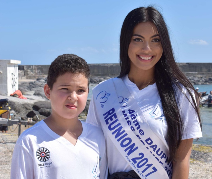 Miss Réunion 2017 soutient les Voiliers de l'Espoir à Saint-Gilles