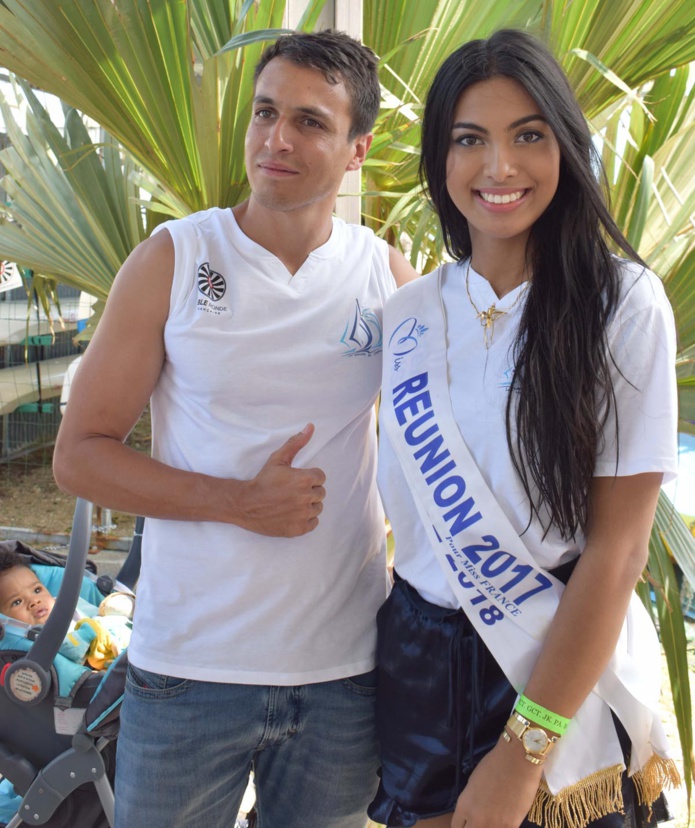 Miss Réunion 2017 soutient les Voiliers de l'Espoir à Saint-Gilles