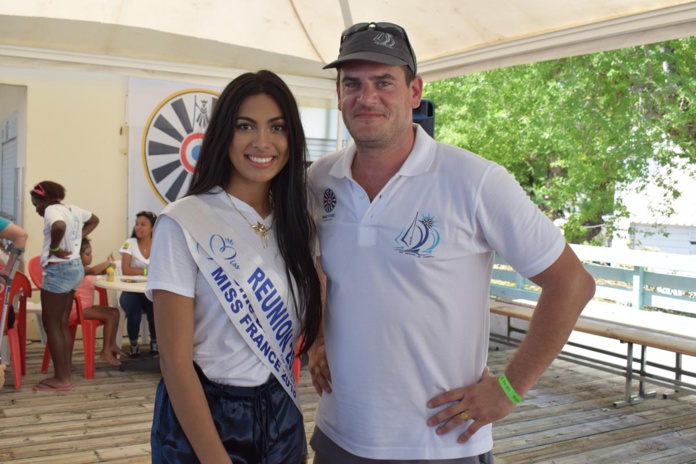 Miss Réunion 2017 soutient les Voiliers de l'Espoir à Saint-Gilles