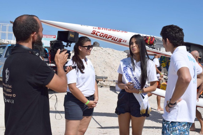 Miss Réunion 2017 soutient les Voiliers de l'Espoir à Saint-Gilles