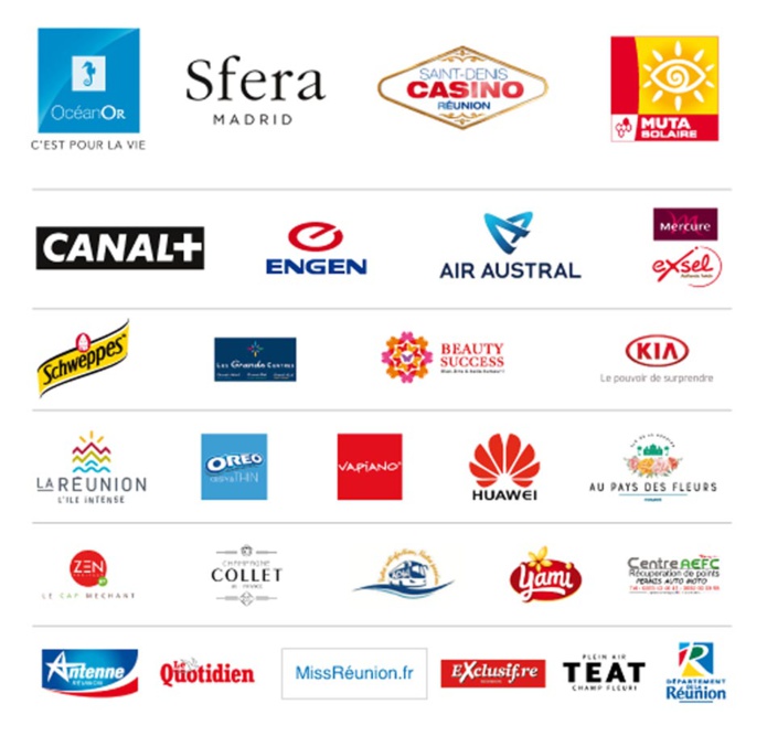 Les Partenaires Miss Réunion 2018 !