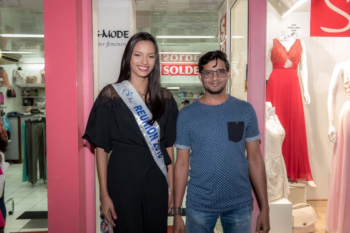 Morgane Soucramanien à la Nuit des Soldes à la Ville du Port