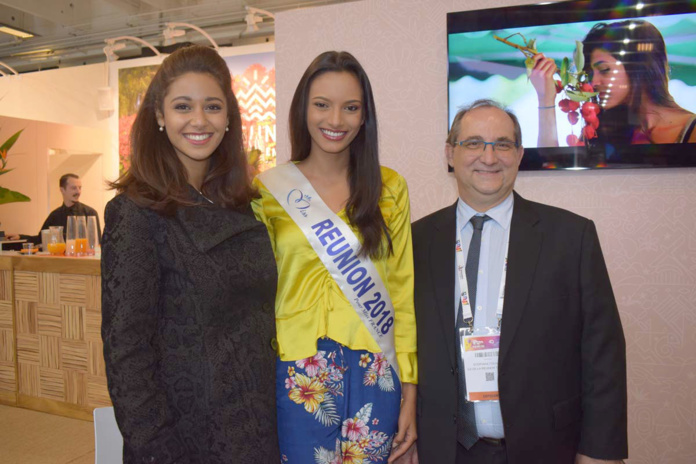 Morgane Soucramanien au salon Top Résa 2018 à Paris