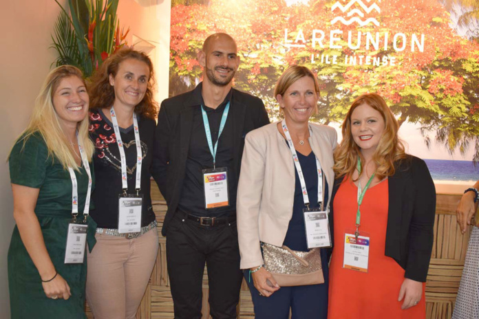 Morgane Soucramanien au salon Top Résa 2018 à Paris