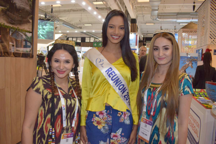 Morgane Soucramanien au salon Top Résa 2018 à Paris