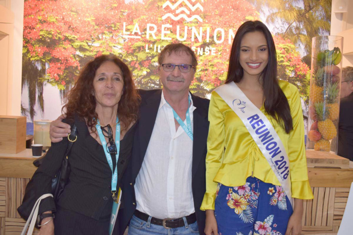 Morgane Soucramanien au salon Top Résa 2018 à Paris