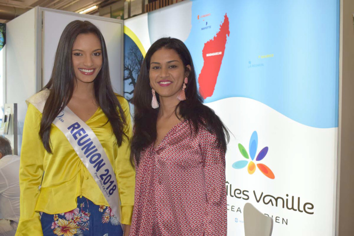 Morgane Soucramanien au salon Top Résa 2018 à Paris