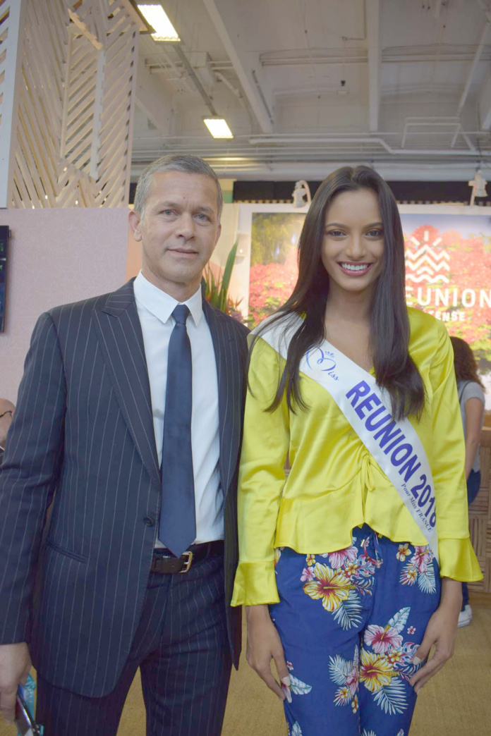 Morgane Soucramanien au salon Top Résa 2018 à Paris