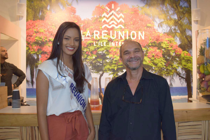 Morgane Soucramanien au salon Top Résa 2018 à Paris