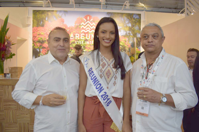 Morgane Soucramanien au salon Top Résa 2018 à Paris