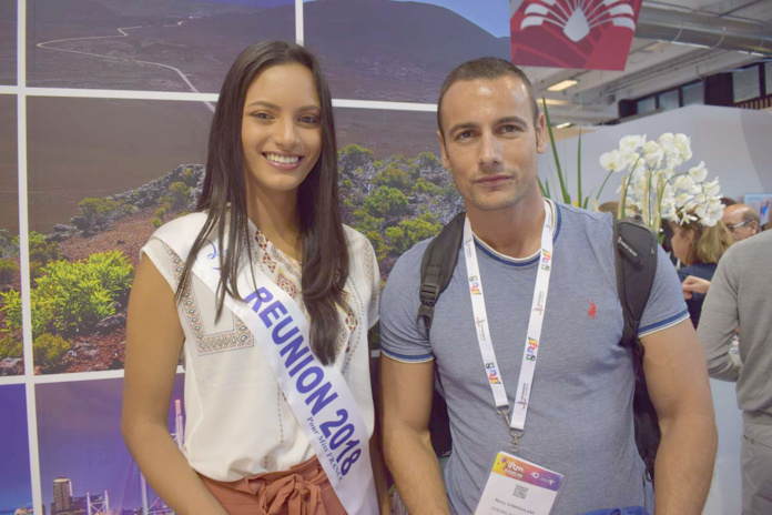 Morgane Soucramanien au salon Top Résa 2018 à Paris