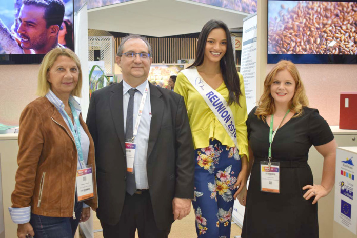 Morgane Soucramanien au salon Top Résa 2018 à Paris
