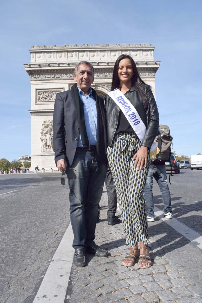Morgane Soucramanien en balade à Paris