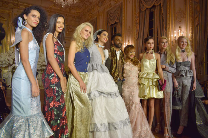Avec Tiffany McCall, Cédric, et les mannequins
