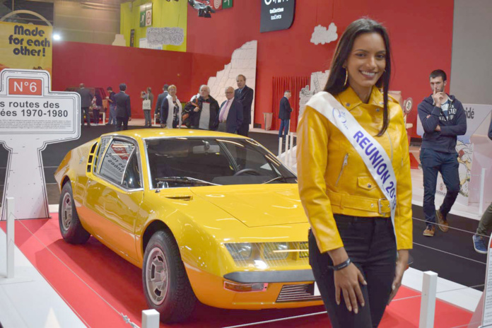 Miss Réunion 2018 au Mondial de l'Auto à Paris