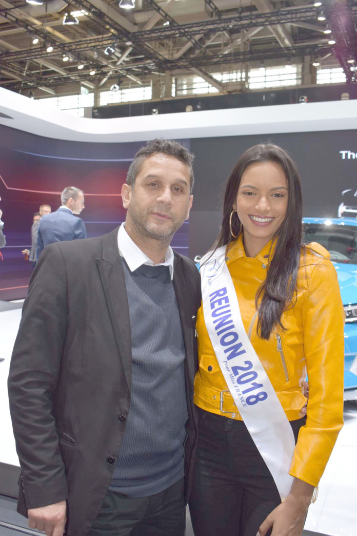 Miss Réunion 2018 au Mondial de l'Auto à Paris Miss Réunion 2018 au Mondial de l'Auto à Paris