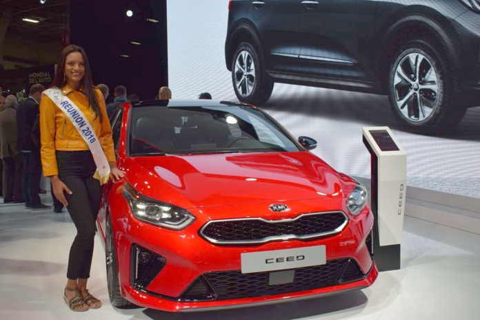 Sur le stand de Kia, partenaire de Miss Réunion 2018 Sur le stand de Kia, partenaire de Miss Réunion 2018